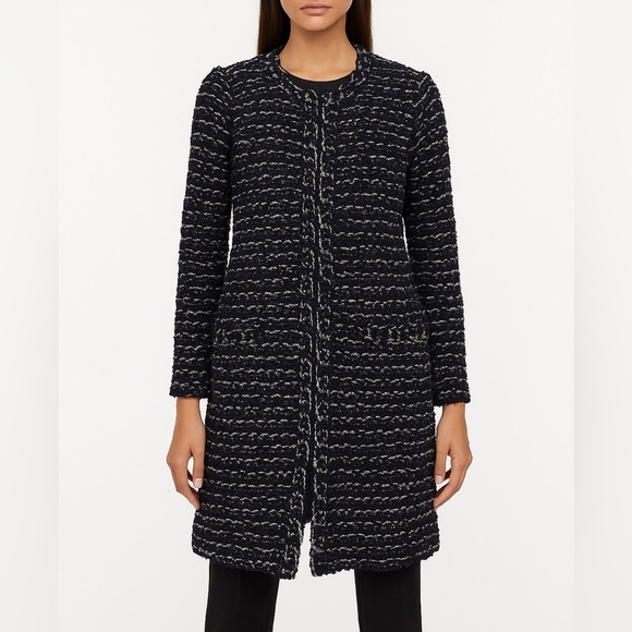 Yonetomi Jackets & Blazers - Yonetomi x Isetan Mitsukoshi Exclusive Wool Blend Knit Coat Japan Made 40 or 8